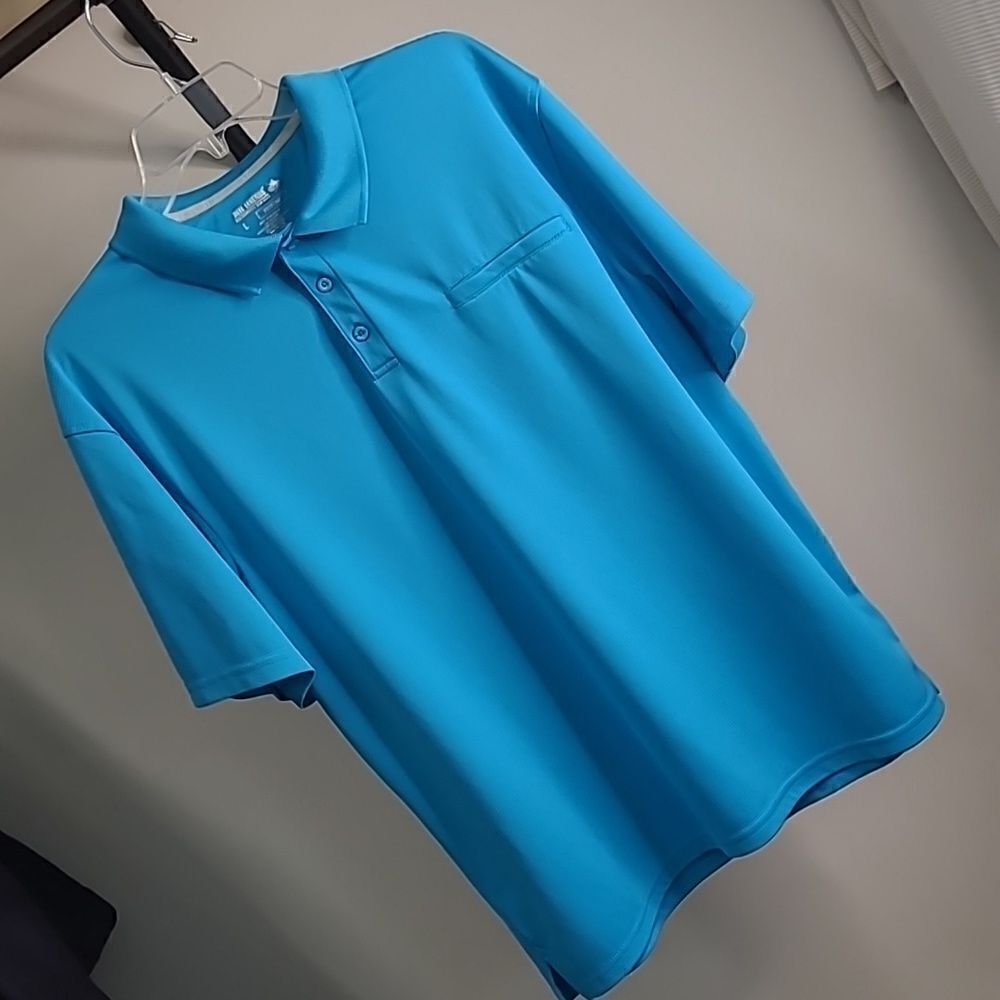 Reel Legends performance clothing sz L polo shirt